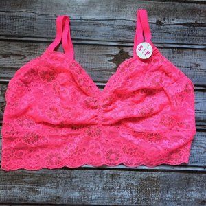 Victorias Secret PINK lace BRALETTE BRA pink NWT s